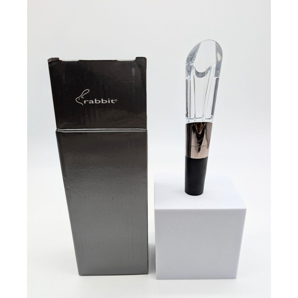 Rabbit Silver Color Wine Aerator And Pourer Spout
